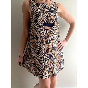 Free People Intimately Tropical Palm Bra Insert Dress
